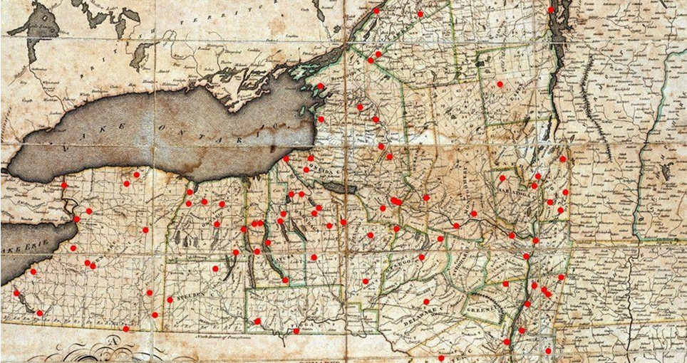 Map of NYS climate